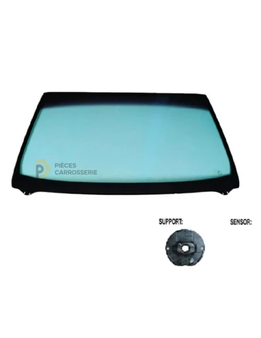 Pare-brise teinté vert acoustique pour VW Polo VI (AW) 17-21