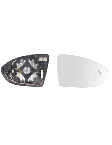 Glace chauffante rétroviseur gauche VOLKSWAGEN TOURAN III