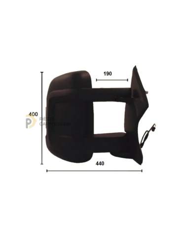 Rétroviseur droit électrique chauffant Citroën Jumper III 06/14