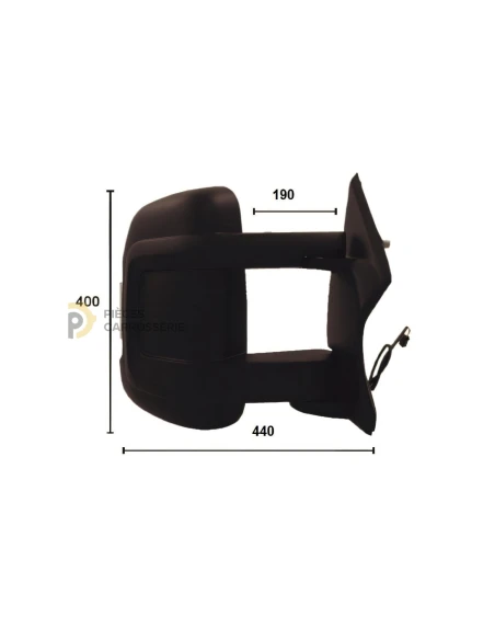 Rétroviseur droit électrique chauffant Citroën Jumper III 06/14