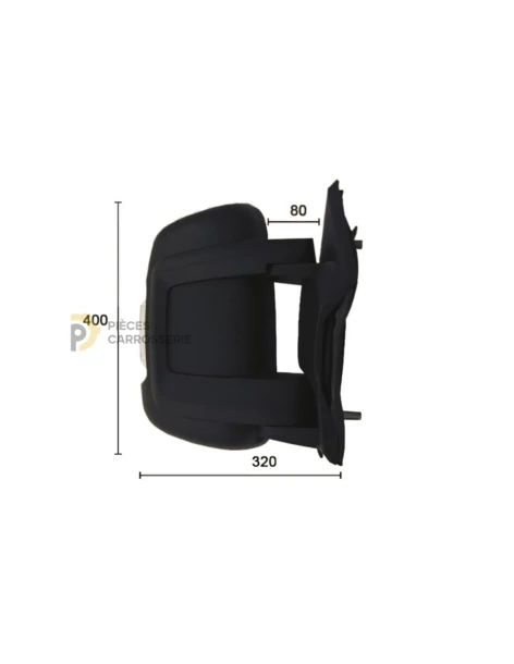 Rétroviseur droit électrique chauffant pour CITROEN JUMPER III