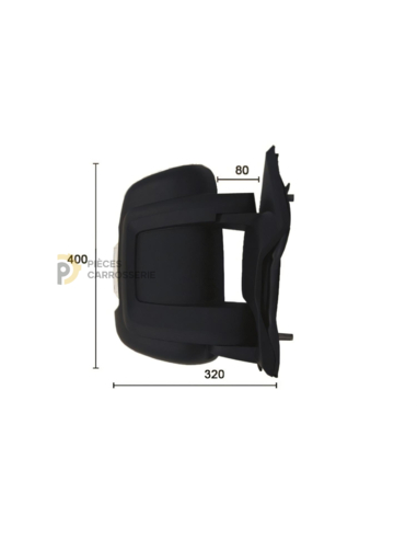 Rétroviseur droit électrique chauffant pour CITROEN JUMPER III