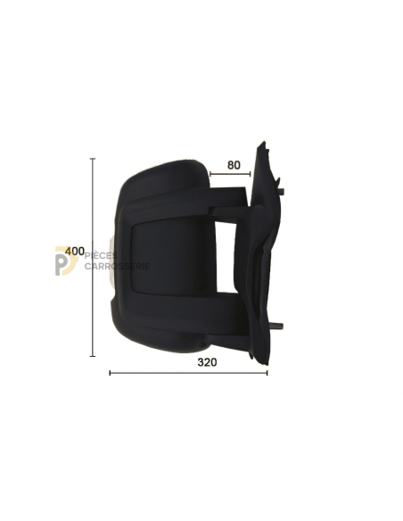 Rétroviseur droit électrique chauffant pour CITROEN JUMPER III