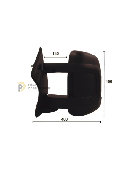 Rétroviseur gauche manuel + feu CITROEN JUMPER III 06/2006-2014