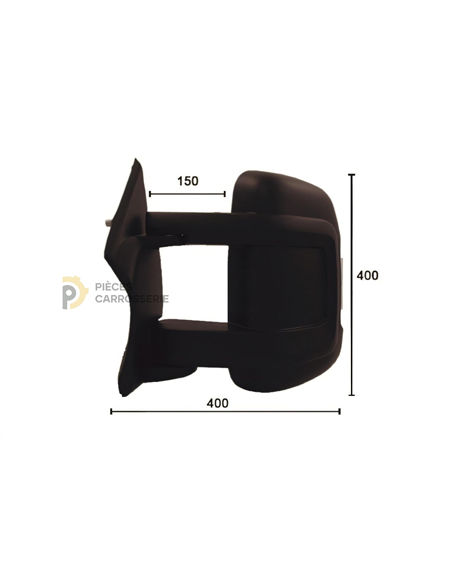 Rétroviseur gauche manuel + feu CITROEN JUMPER III 06/2006-2014