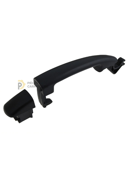 Poignée réversible peinte noire pour CITROEN JUMPY II 2007-2016