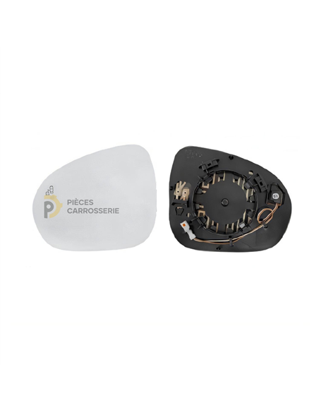 Glace chauffante rétroviseur gauche FIAT 500X 02/15-05/19
