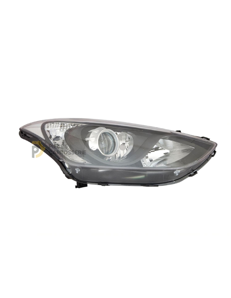 Phare droit électrique H7 noir pour Hyundai i30 II phase 2