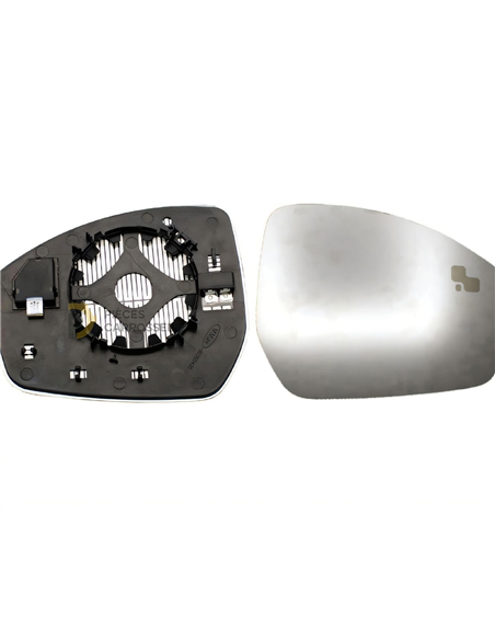 Glace chauffante convexe pour Range Rover Evoque I Droit