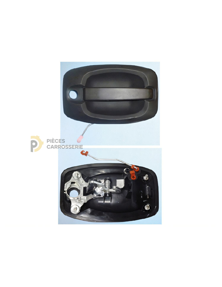 Poignée Hayon Arrière Noir pour Peugeot Boxer II/III 2006-2020