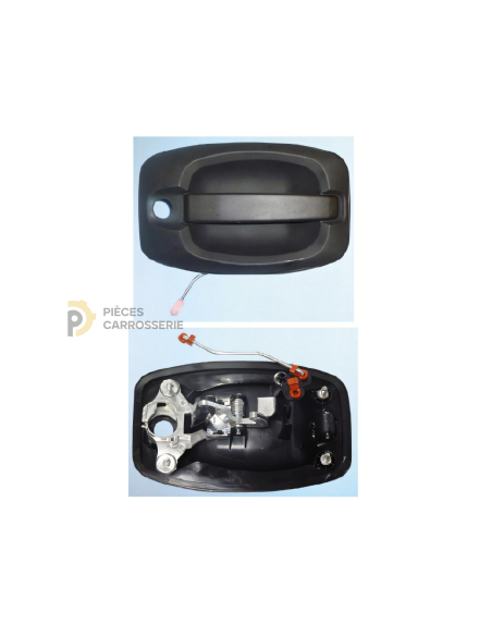 Poignée Hayon Arrière Noir pour Peugeot Boxer II/III 2006-2020