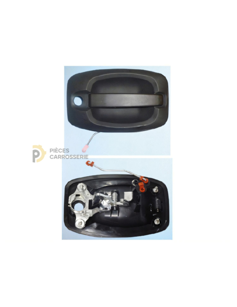 Poignée Hayon Arrière Noir pour Peugeot Boxer II/III 2006-2020 2