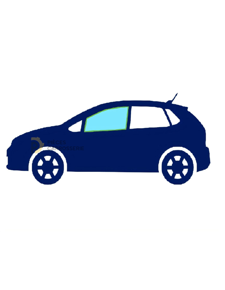 Vitre latérale avant gauche teintée verte PEUGEOT PARTNER II
