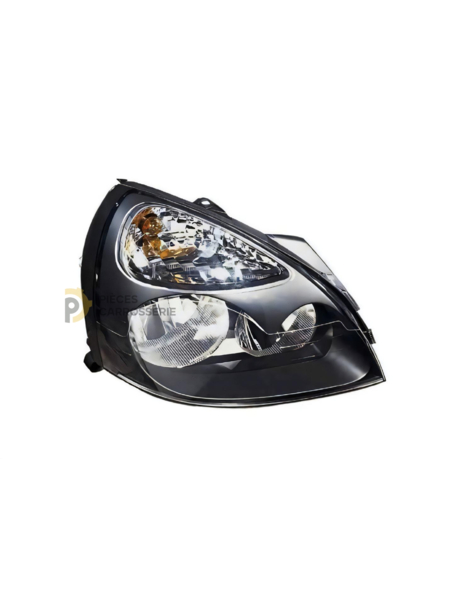 Phare droit H1+H7 noir Renault Clio Campus I (07/06-06/09) 2