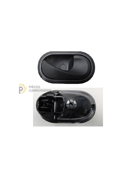 Poignée intérieure porte droite RENAULT CLIO III [Noire]