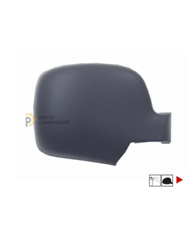 Coque rétroviseur droit à peindre RENAULT KANGOO II 08-13