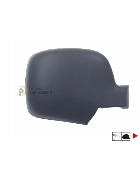 Coque rétroviseur droit à peindre RENAULT KANGOO II 08-13