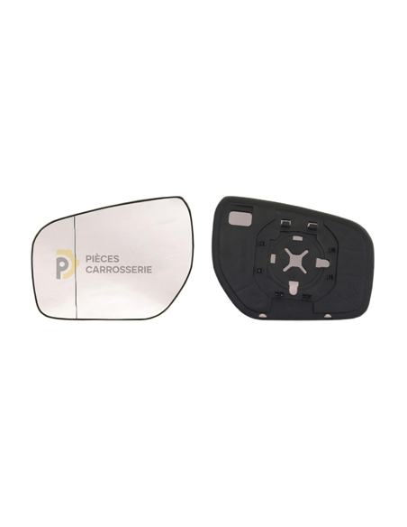 Glace rétroviseur gauche grand angle Renault Koleos I 06-11