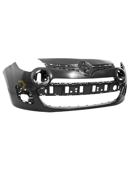 Pare-chocs avant noir RENAULT TWINGO II phase 2 2012-2014