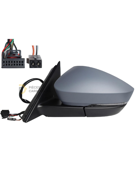 Rétroviseur gauche électrique chauffant pour SKODA KODIAQ