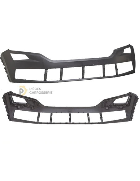 Pare-chocs avant noir SKODA KODIAQ (NS) phase 1 2016-2021