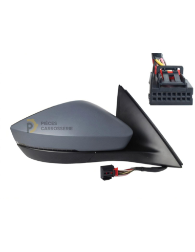 Rétroviseur droit électrique chauffant à peindre SKODA SCALA III
