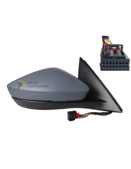 Rétroviseur droit électrique chauffant à peindre SKODA SCALA III