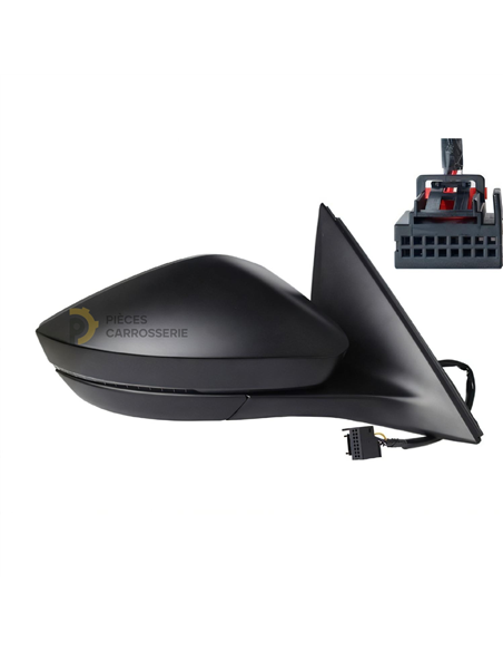 Rétroviseur droit électrique chauffant à peindre SKODA SCALA III