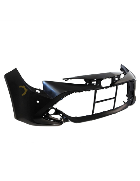 Pare-chocs avant noir avec lave-phares et capteurs pour Toyota Corolla