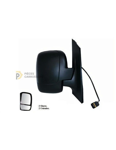 Rétroviseur droit électrique chauffant à peindre pour Toyota Proace I
