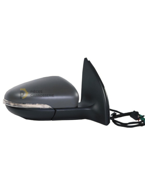 Rétroviseur électrique chauffant à peindre pour VW Golf 6 2008-2012 2