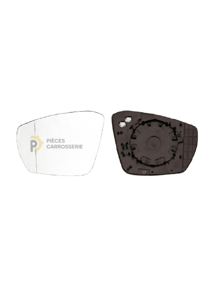 Glace rétroviseur gauche grand angle Volkswagen T-ROC phase 1