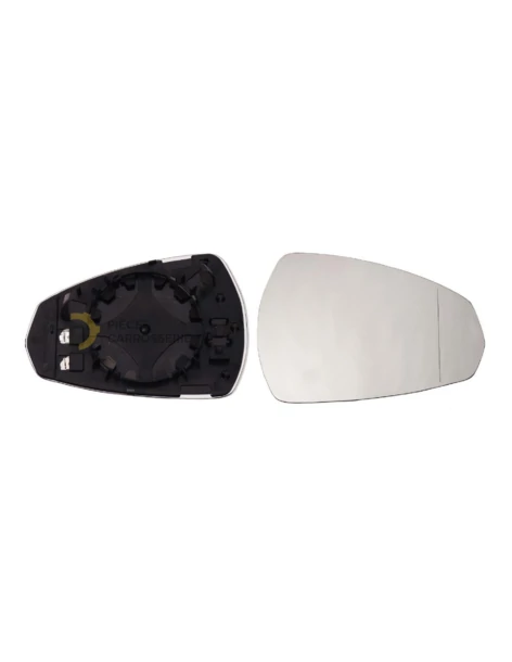 Glace rétroviseur droit chauffant AUDI A3 + support grand angle