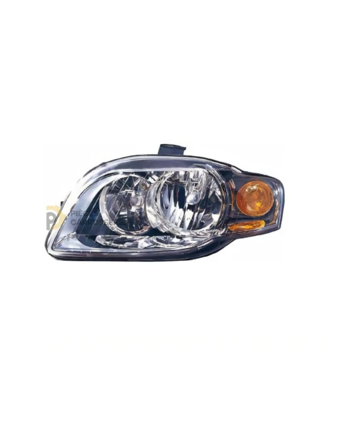 Phare gauche H7+H7 orange pour AUDI A4 III (B7) 2004-2007