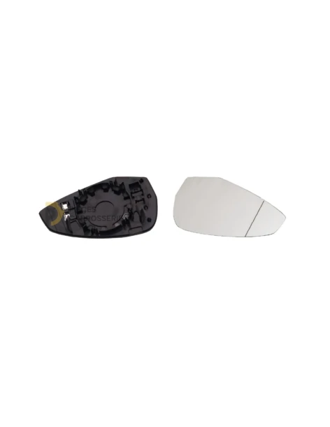 Glace rétroviseur droit chauffant AUDI A4 - Grand angle, asphérique