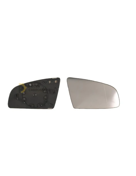 Glace chauffante rétroviseur droit AUDI A4 II/III - Grand angle