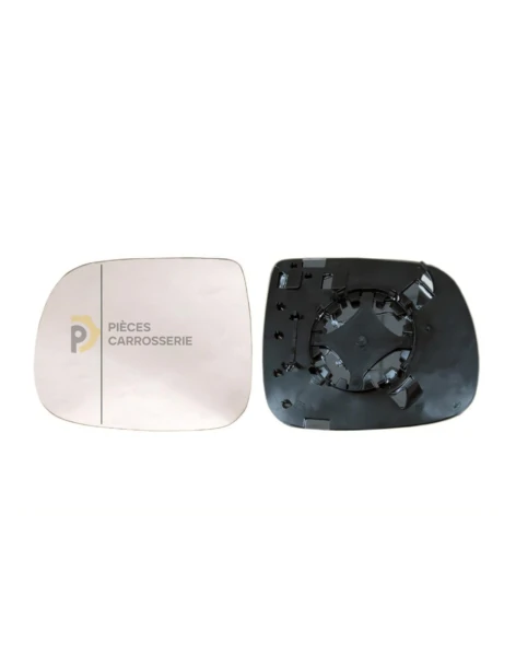 Glace de rétroviseur gauche chauffante AUDI Q5 grand angle