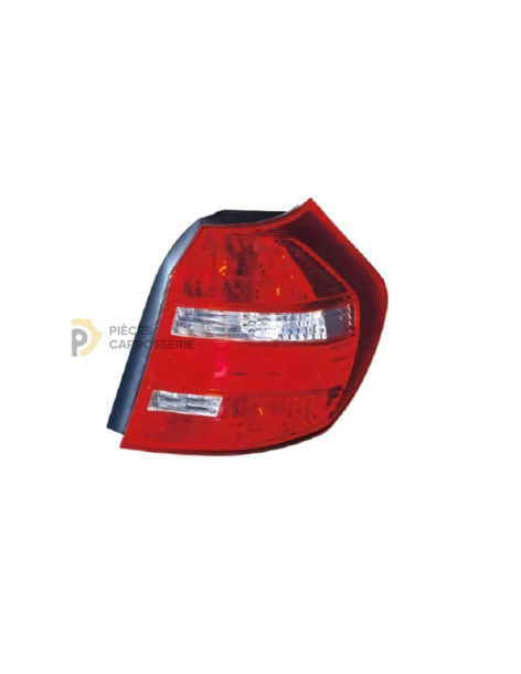 Feu arrière droit LED rouge-blanc pour BMW Série 1 E87, E82