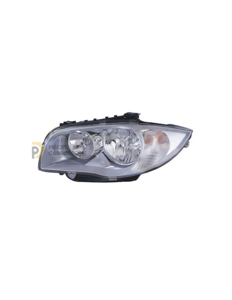 Phare gauche H7+H7 BMW Série 1 E87 avec réglage électrique