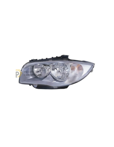 Phare gauche H7+H7 BMW Série 1 E87 avec réglage électrique