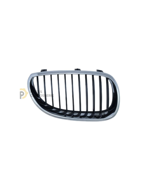 Grille de pare-chocs droite BMW SERIE 5 E60 - Noire & Chrome