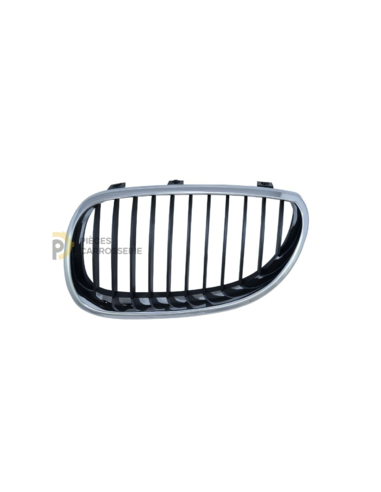 Grille de pare-chocs gauche BMW SERIE 5 E60, noir/chrome