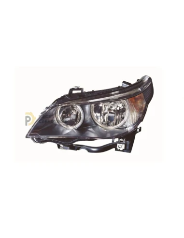 Phare gauche H7+H7 BMW SERIE 5 E60 - Montage Hella, électrique
