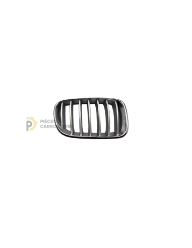 Grille de calandre droite BMW X3 - Chromée et gris titan