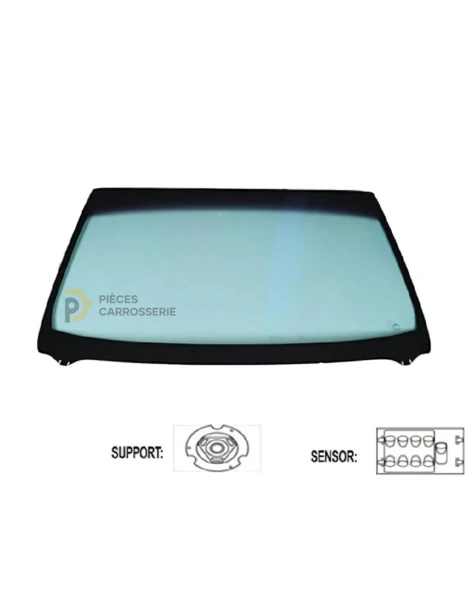 Pare-brise teinté vert BMW X3 E83 avec capteur athermique