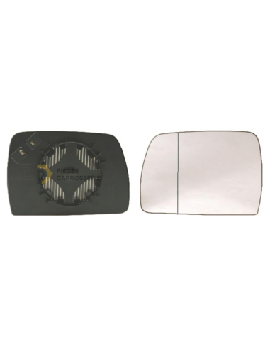 Glace bleue chauffante rétro droit BMW X3 grand angle