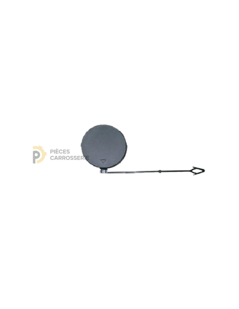 Cache crochet remorquage BMW X5 E70 droit noir 2007-2010