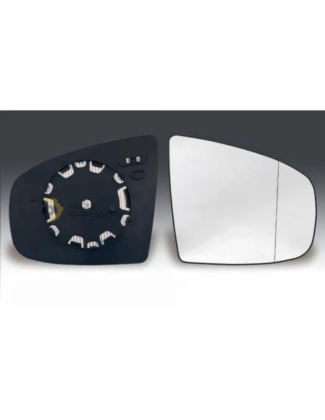 Glace rétroviseur droit chauffant BMW X5 II E70 grand angle