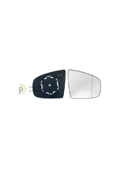 Glace chauffante rétroviseur droit BMW X5 II - Grand angle