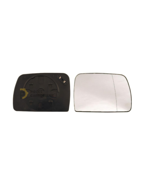 Glace bleue chauffante pour rétroviseur droit BMW X5 E53